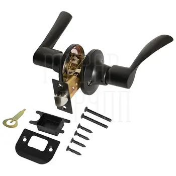 Ручка Punto (Пунто) защелка DK610 PS (без фик.) черный