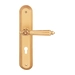 Дверная ручка на планке Melodia 246/235 'Nike', французское золото (cyl)