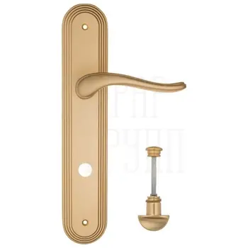 Дверная ручка Fratelli Cattini 'LAVERA' на планке PL288 матовая латунь (wc-2)