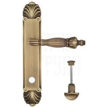 Дверная ручка Venezia 'OLIMPO' на планке PL87 матовая бронза (wc)