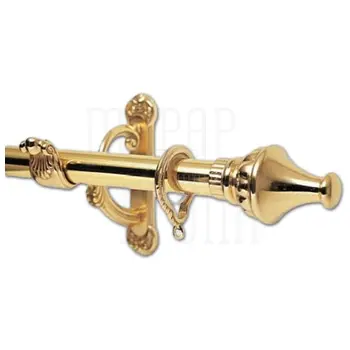 Карниз Mandelli Dominica (комплект) однорядный золото (30х3000 mm) х 3 кр.