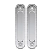 Ручка для раздвижных дверей Armadillo SH010/CL, серебро 925