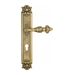 Дверная ручка Venezia 'LUCRECIA' на планке PL97, французское золото (cyl)
