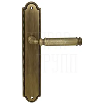 Дверная ручка Extreza 'BENITO' (Бенито) 307 на планке PL03 матовая бронза