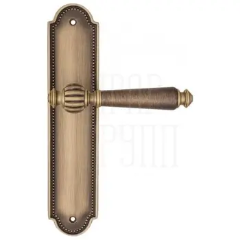 Дверная ручка Fratelli Cattini 'MARANI' на планке PL248 матовая бронза