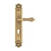Дверная ручка Venezia "MONTE CRISTO" на планке PL97, французское золото (cyl)