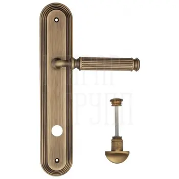 Дверная ручка Fratelli Cattini 'ENCIA' на планке PL288 матовая бронза (wc-2)