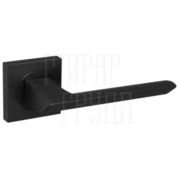 Дверная ручка на квадратной розетке Fuaro (Фуаро) 'SAMPLE' KM черный
