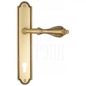 Дверная ручка Venezia 'ANAFESTO' на планке PL98 французское золото (cyl)