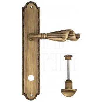 Дверная ручка Venezia 'Opera' на планке PL98 матовая бронза (wc)