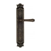 Дверная ручка Venezia "CALLISTO" на планке PL97, античная бронза