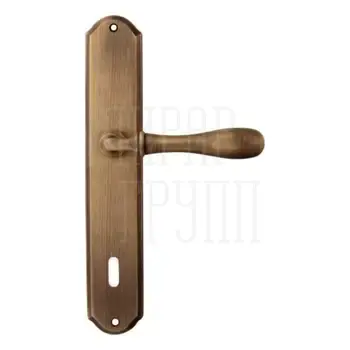 Дверная ручка на планке Melodia 294/131 'Beta' матовая бронза (key)