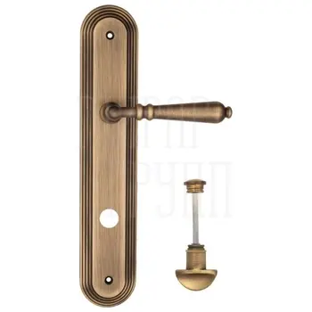 Дверная ручка Fratelli Cattini 'NAPOLI' на планке PL288 матовая бронза (wc-2)