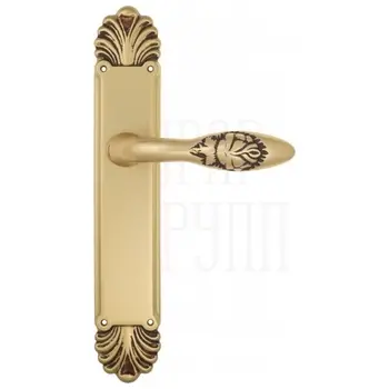 Дверная ручка Venezia 'CASANOVA' на планке PL87 французское золото 