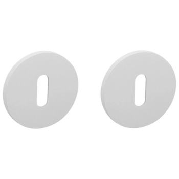 Накладки под буратино на тонкой круглой розетке Tupai 4045 5S RT белый