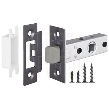 Защелка врезная Fuaro (Фуаро) PLASTIC P12-45-25 графит