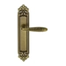 Дверная ручка Extreza "VIGO" (Виго) 324 на планке PL02, матовая бронза
