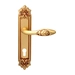 Дверная ручка на планке Melodia 243/229 'Rosa', французское золото (cyl)