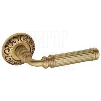 Дверная ручка на розетке Venezia 'MOSCA' D4 французское золото