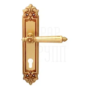 Дверная ручка на планке Melodia 246/229 'Nike' французское золото (cyl)