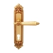 Дверная ручка на планке Melodia 246/229 "Nike", французское золото (cyl)