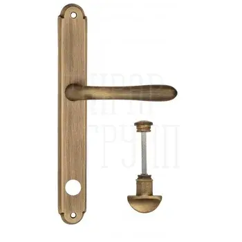 Дверная ручка Fratelli Cattini 'EMMA' на планке PL01 матовая бронза (wc-2)