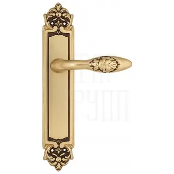 Дверная ручка Venezia 'CASANOVA' на планке PL96 французское золото