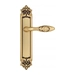 Дверная ручка Venezia "CASANOVA" на планке PL96, французское золото