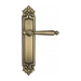 Дверная ручка Venezia "PELLESTRINA" на планке PL96, матовая бронза
