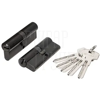 Цилиндровый механизм Fuaro (Фуаро) (200 ZA/80) 2000ZAKey80 mm (35+10+35) матовый черный