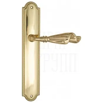 Дверная ручка Venezia 'Opera' на планке PL98 полированная латунь