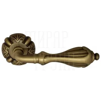 Дверная ручка на розетке Venezia 'ANAFESTO' D5 матовая бронза