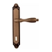 Дверная ручка на планке Melodia 298/158 'Camilla', матовая бронза (key)
