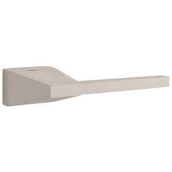 Дверная ручка на прямоугольной розетке Tupai Artic 4004 RT H никель