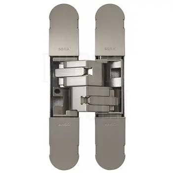 Дверная петля скрытой установки CEAM с 3D регулировкой 1130S 134x24 (40-60 кг) матовый никель