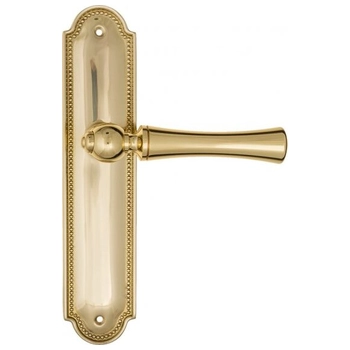 Дверная ручка Fratelli Cattini 'FOGGIA' на планке PL248 полированная латунь