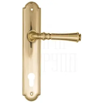 Дверная ручка Fratelli Cattini 'GRACIA' на планке PL257 полированная латунь (cyl)