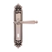 Дверная ручка на планке Melodia 235/229 "Mirella", серебро 925 (cab)