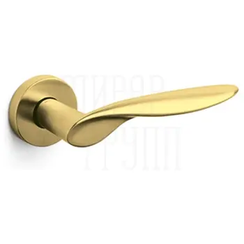 Дверные ручки на розетке Olivari Wind матовое суперзолото