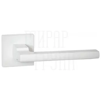 Дверные ручки Puerto (Пуэрто) INAL 514-03 на квадратной розетке матовый белый