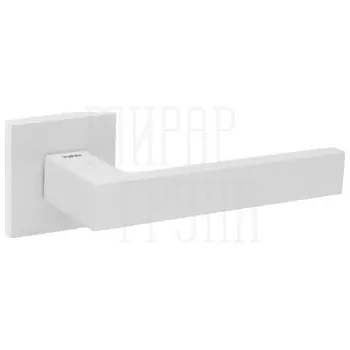 Дверная ручка на квадратной розетке Tupai Square 2275 Q белый