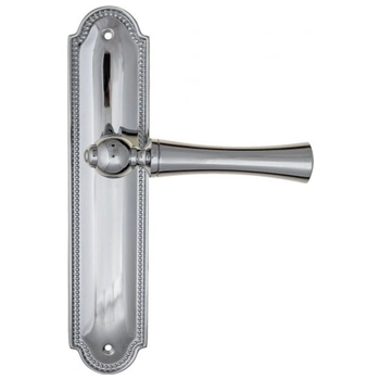 Дверная ручка Fratelli Cattini 'FOGGIA' на планке PL248 полированный хром