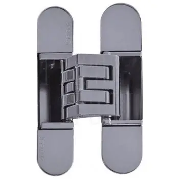 Петля дверная скрытая Koblenz Kubica HYBRID 6360 38 мм (60 кг) асимметричная полированный хром