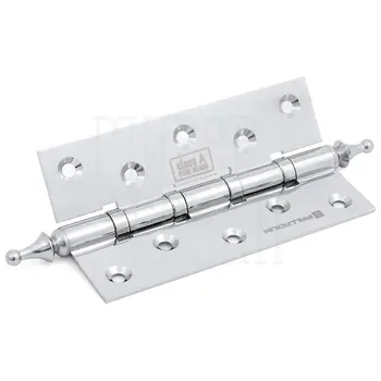 Дверная петля универсальная PALLADIUM N 500 A-5 125 мм (латунная) 70/80 кг полированный хром