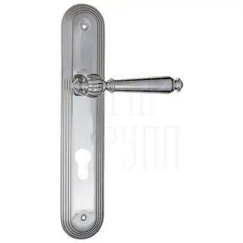Дверная ручка Fratelli Cattini 'MARANI' на планке PL288 полированный хром (cyl)
