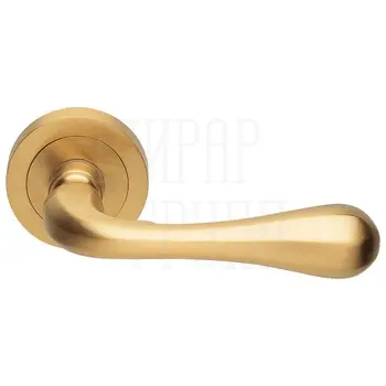 Дверные ручки на розетке Morelli Luxury 'Astro' матовое золото
