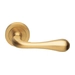 Дверные ручки на розетке Morelli Luxury 'Astro', матовое золото
