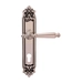 Дверная ручка на планке Melodia 235/229 "Mirella", серебро 925 (cyl)