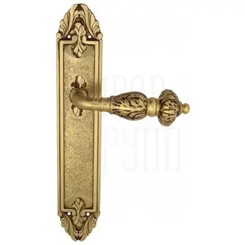 Дверная ручка Venezia 'LUCRECIA' на планке PL90 французское золото