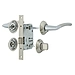 Комплект для двери Фабрика замков FZ SET 01-C 170 2H BK, доп. схема или фото
